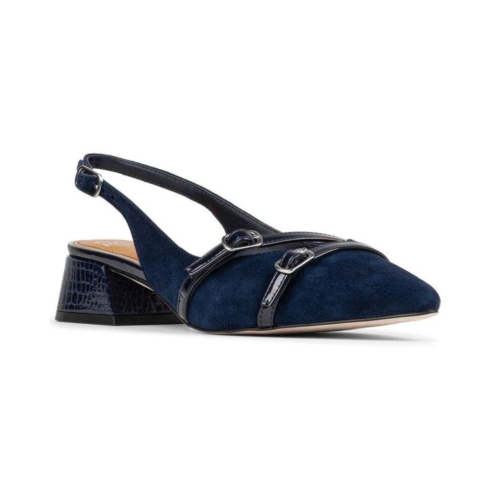 Donald Pliner Pierette Suede Slingback, Navy